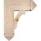 Ekena Millwork Imperial Arts and Crafts Smooth Bracket w/ Offset Brace, Douglas Fir, 7 1/2"W x 18"D x 22"H BKT0806X18X22IMP03SDF - alternate 3